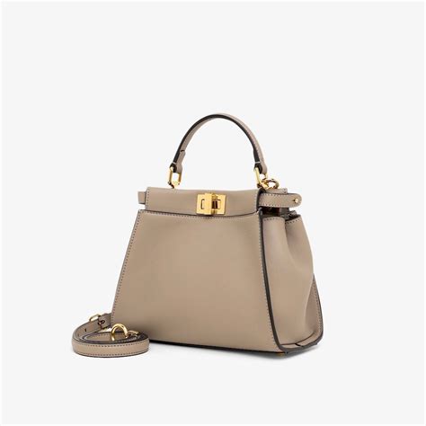 fendi peekaboo regular dove grey|Peekaboo Mini .